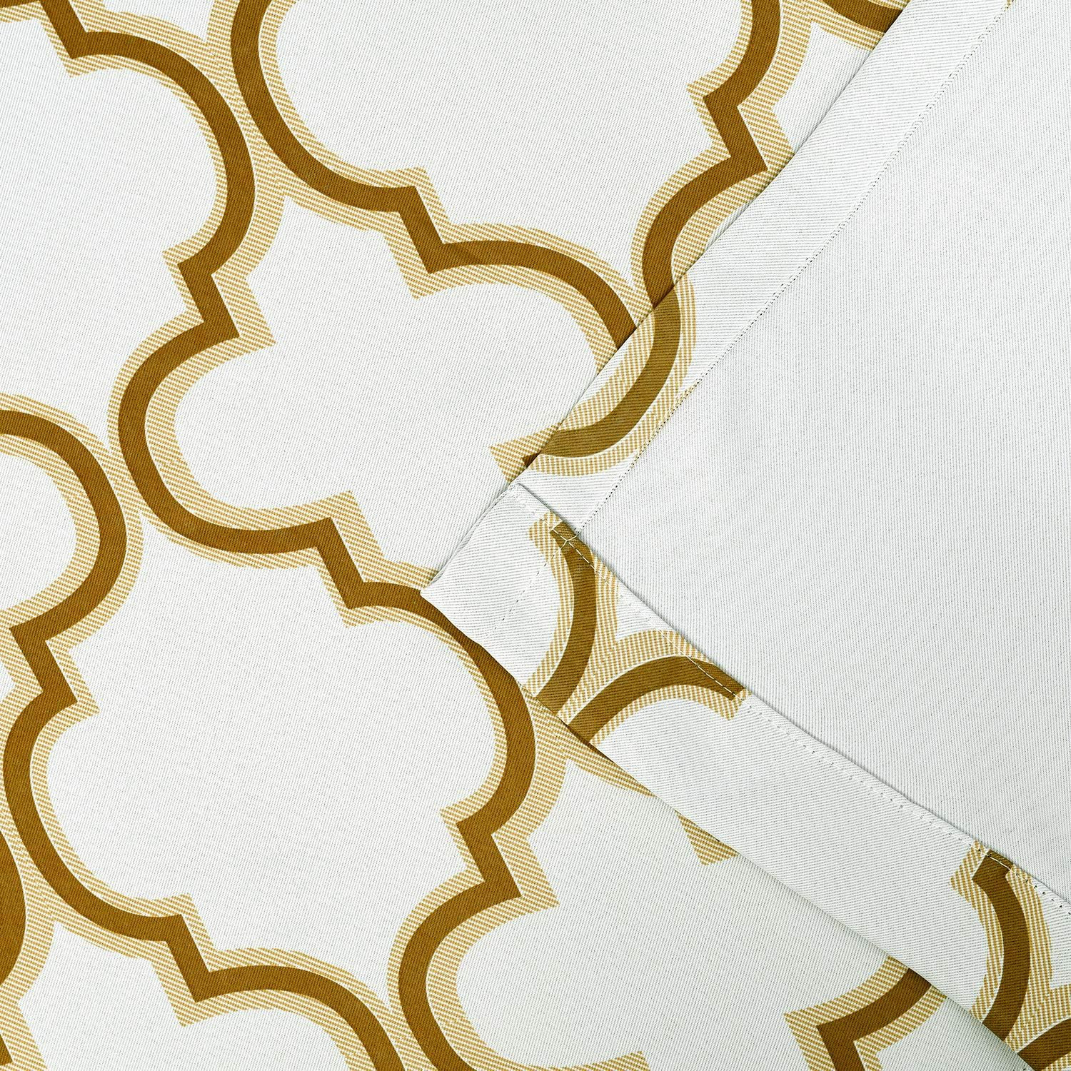 Bohemian Trellis Quality Soft, Insulated, Thermal, Woven Blackout Grommet Printe