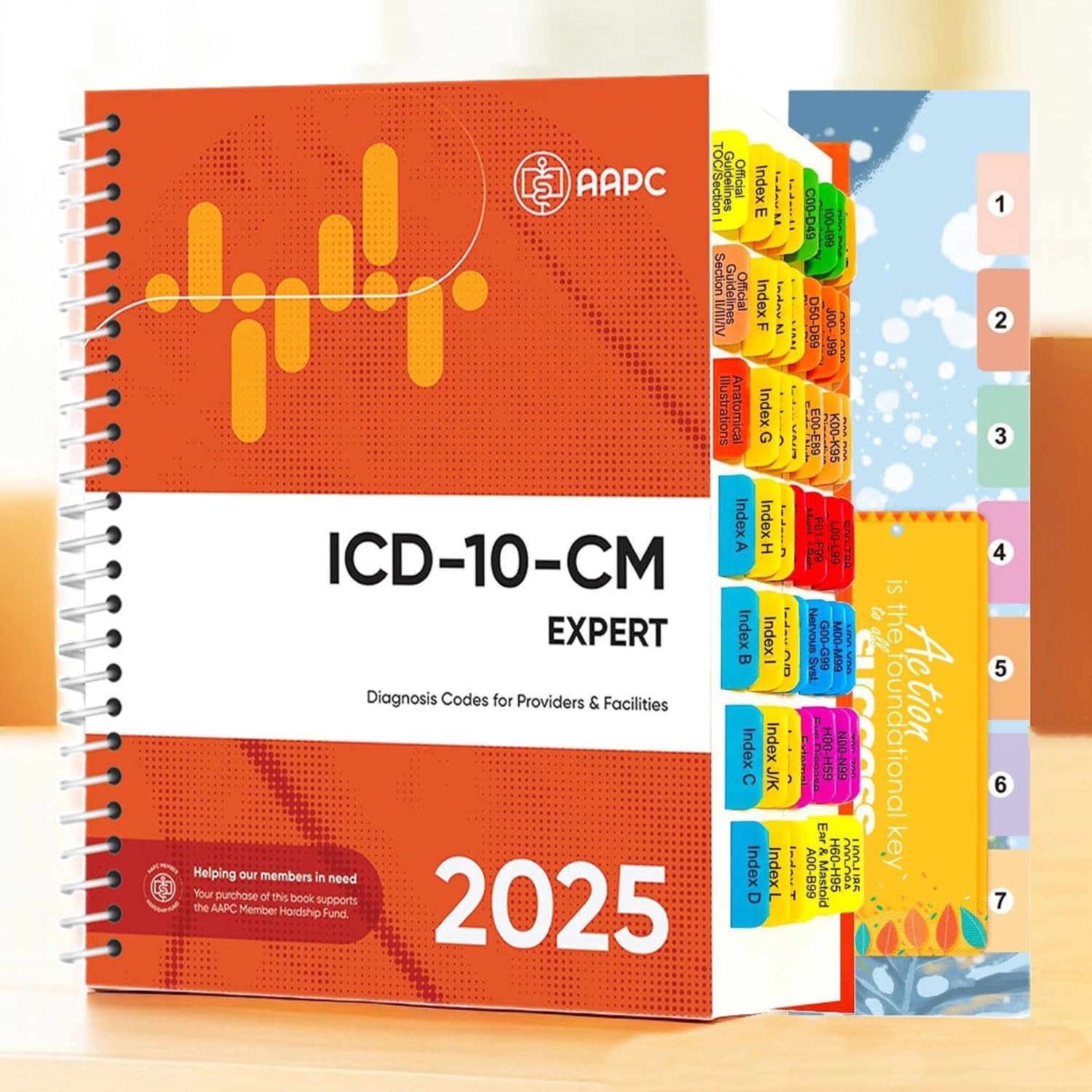 Index Tabs for AAPC Version ICD-10-CM 2025 (Book not Included), The Complete…