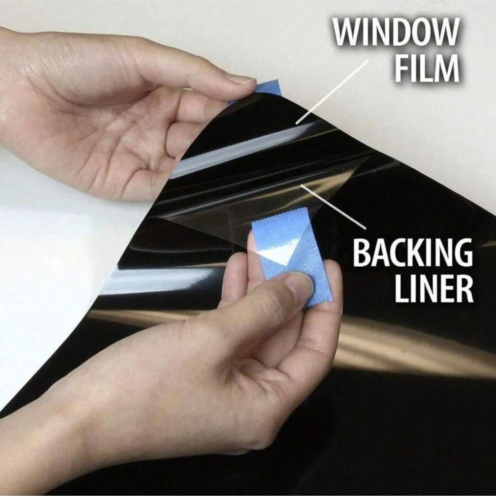 100% Blackout Window Film UV Sun Heat Blocking Protection Privacy Cover Glass
