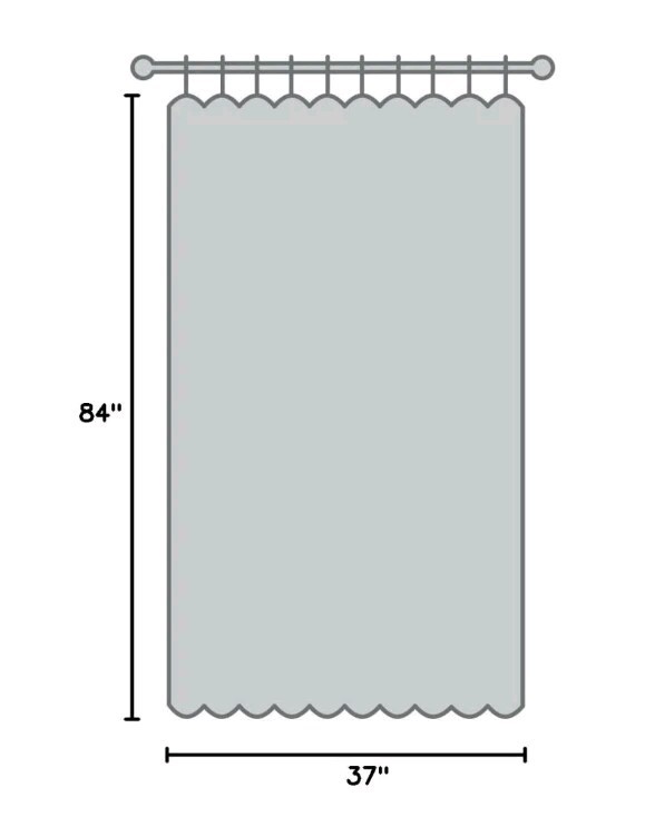 2 Eclipse Darrell Modern Blackout Thermal Grommet Window Curtains 37″×84″ Gray