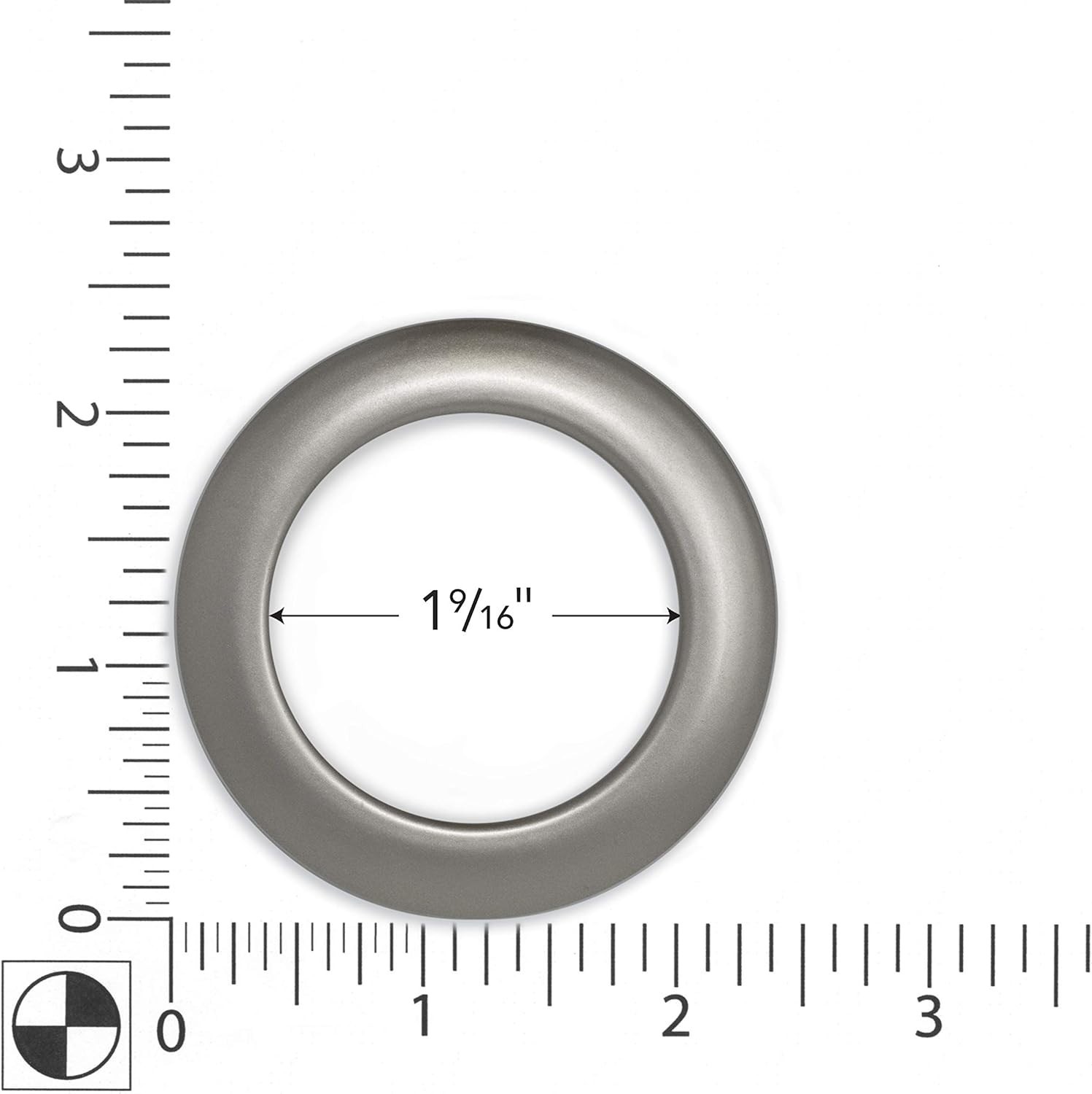 Stylish Pewter Grommet Kit – 8 Durable Curtain Hardware for Easy Install