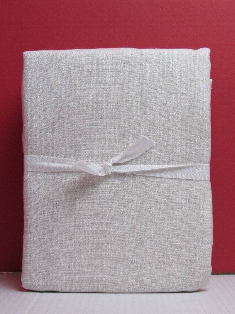 Pottery Barn Brixton Textured Unlined Curtains, 50″ x 84″ Heathered Oatmeal NWT