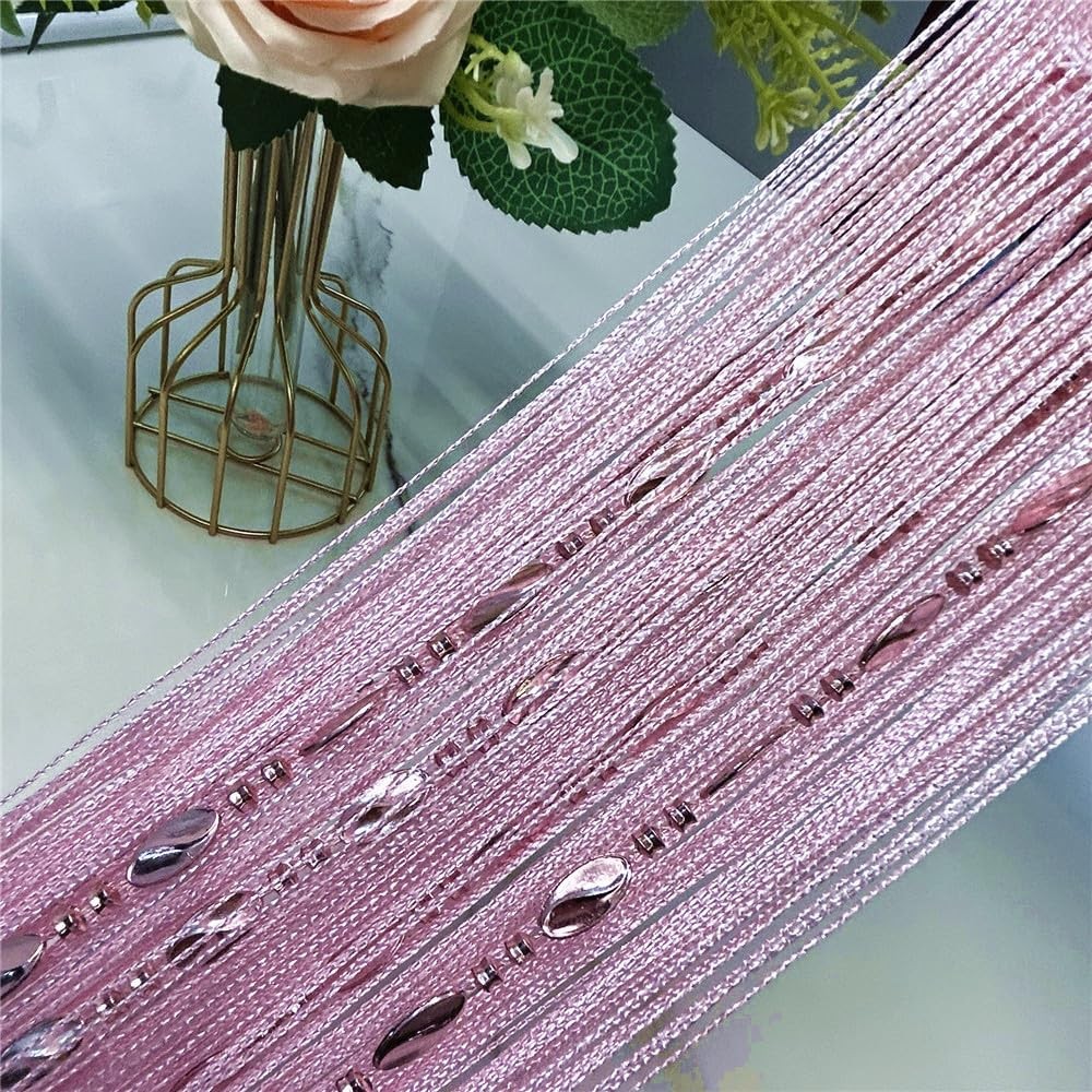 100cmX200cm Decorative Door String Curtain Beads Wall Panel Fringe Window Roo…