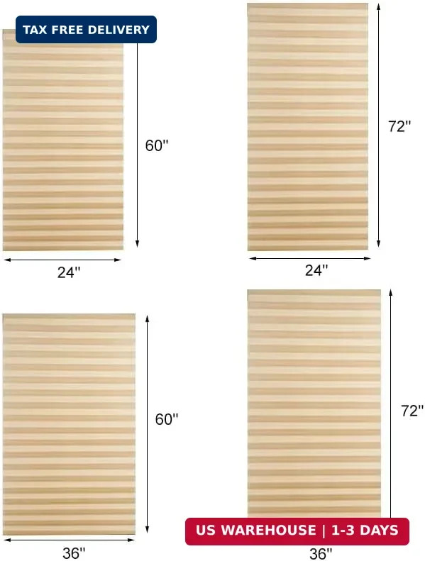MALOKI Pleated Window Shades,Temporary Window Blinds Cordless Light Filtering Pl