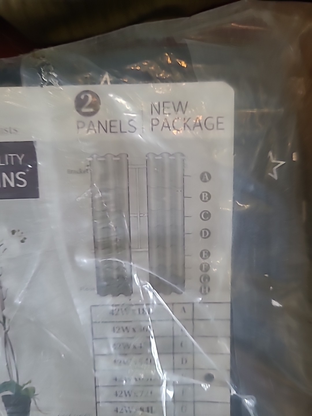 Blackout Curtain Panels-BGment Dark Navy Blue W/Stars. 2 panels 42”x63” New