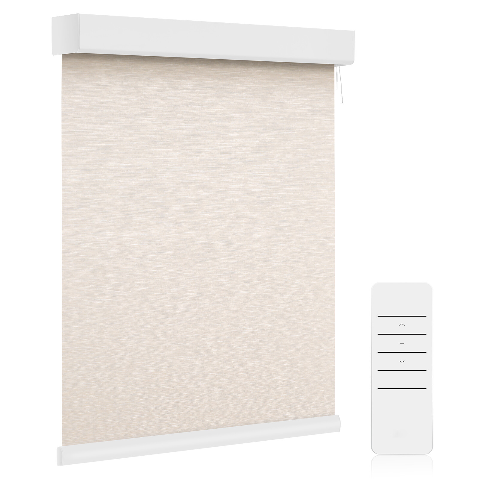 Changshade Custom Cut Smart Blackout Roller Blinds Work with Alexa Phone Control