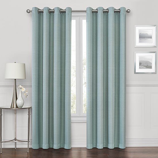 Max Blackout Prescott Grommet Top 100% Blackout Curtain Panel 50×95 Spa
