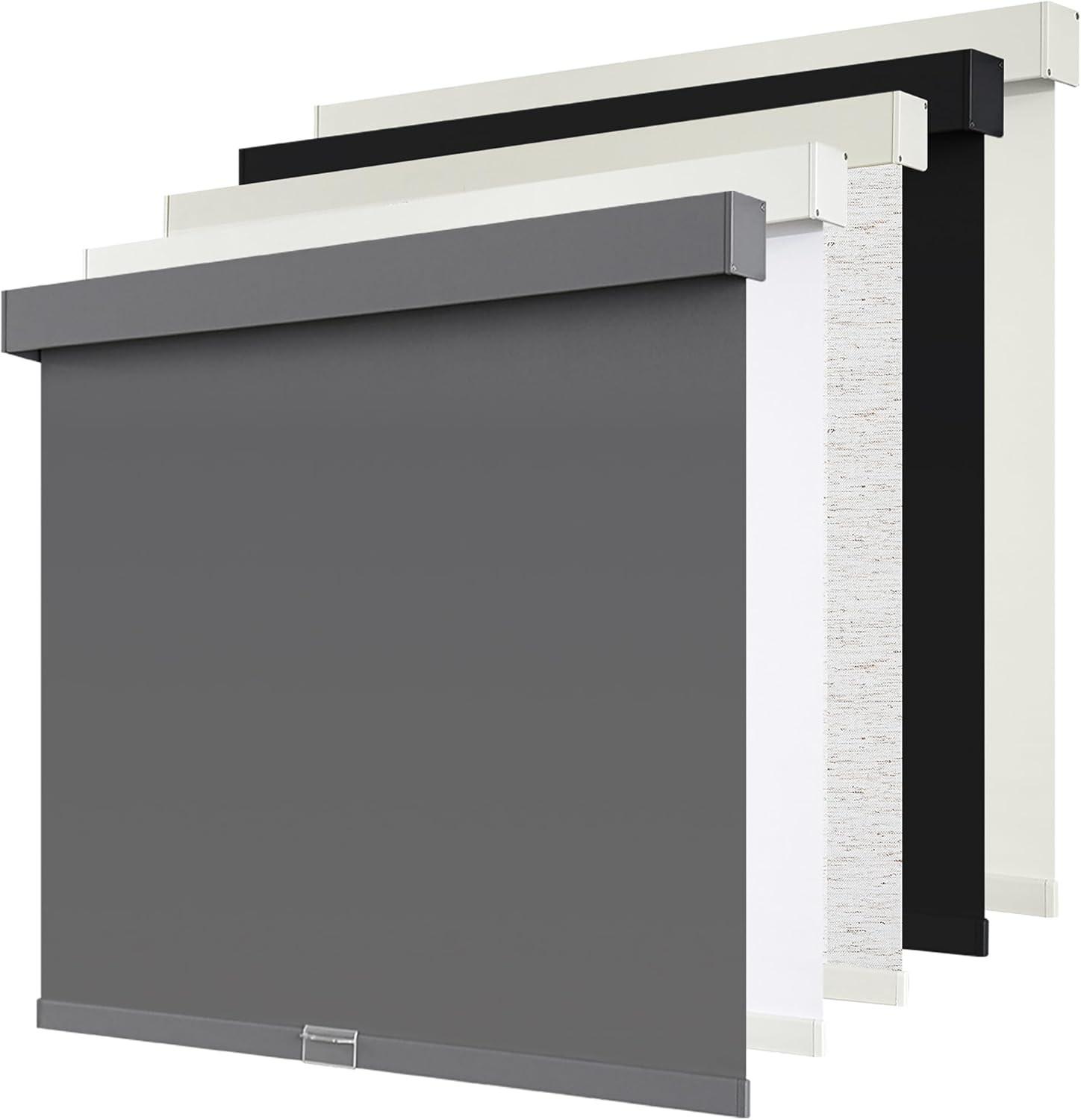 Cordless Blackout Roller Shades Blinds for Windows Free-Stop,Pull down Room Dark