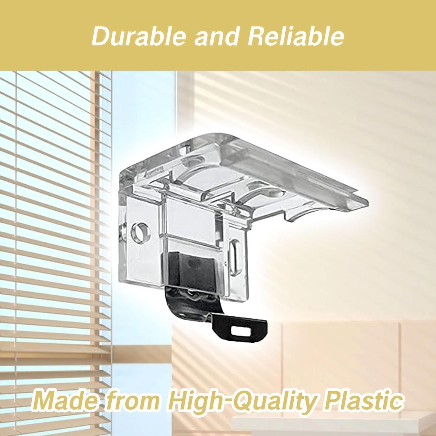 4 PCS Replacement Brackets for Cordless Blinds Metal Clip Mounting Bracket 1″…