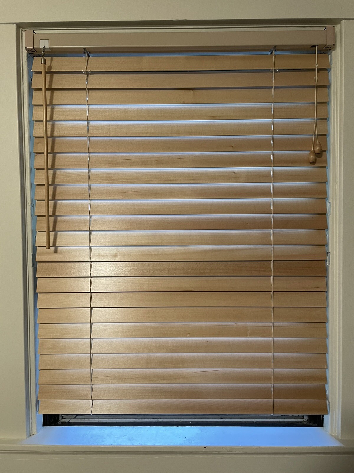 Bali Northern Heights 2″ Wood Blinds Light Natural Color 20.5″ x 41″ NEW IN BOX!