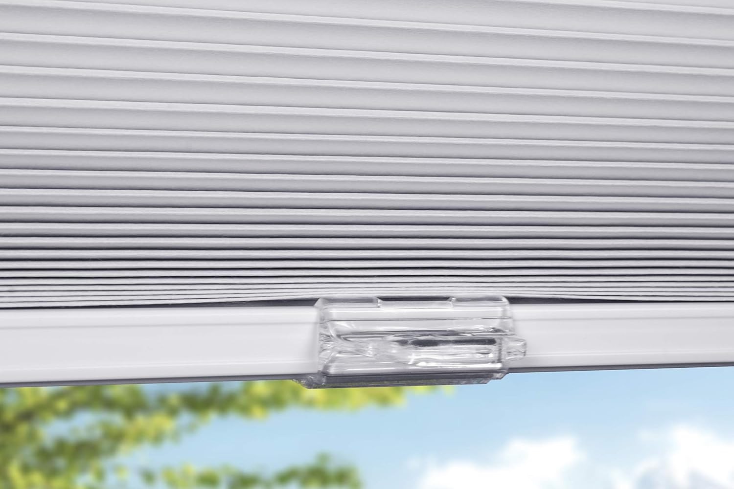 Blackout Cordless Honeycomb Cellular Shade, 52×60 Inches, White
