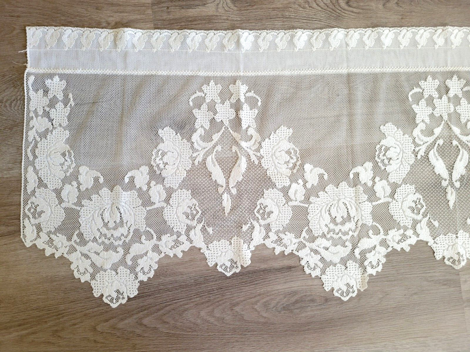 Heritage Lace Window Panel Valance Off White 60″ x 20″