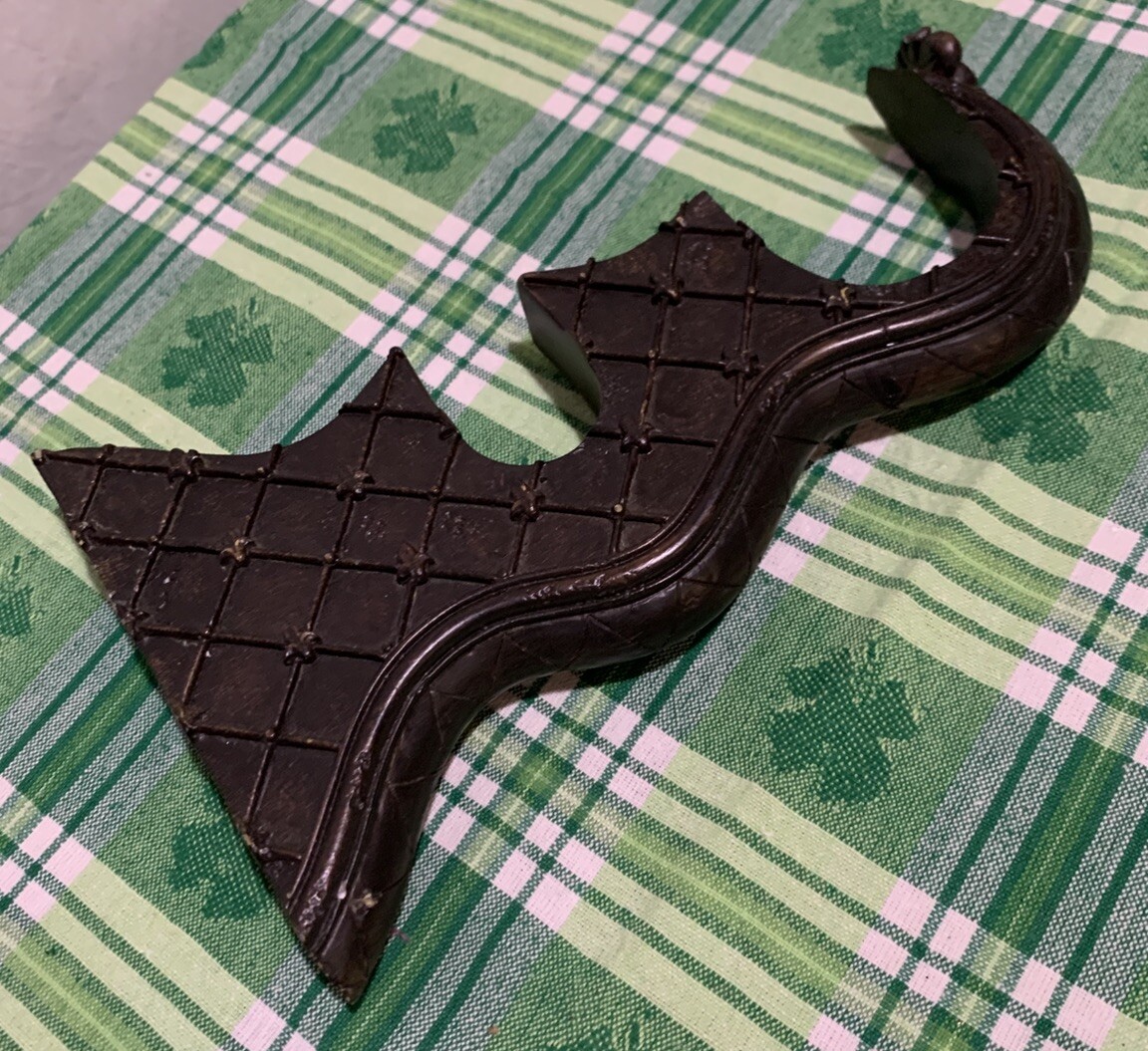 ❤️Paris Texas Ornate Drapery Double Rod/pole Support Bracket Burnished Coffee