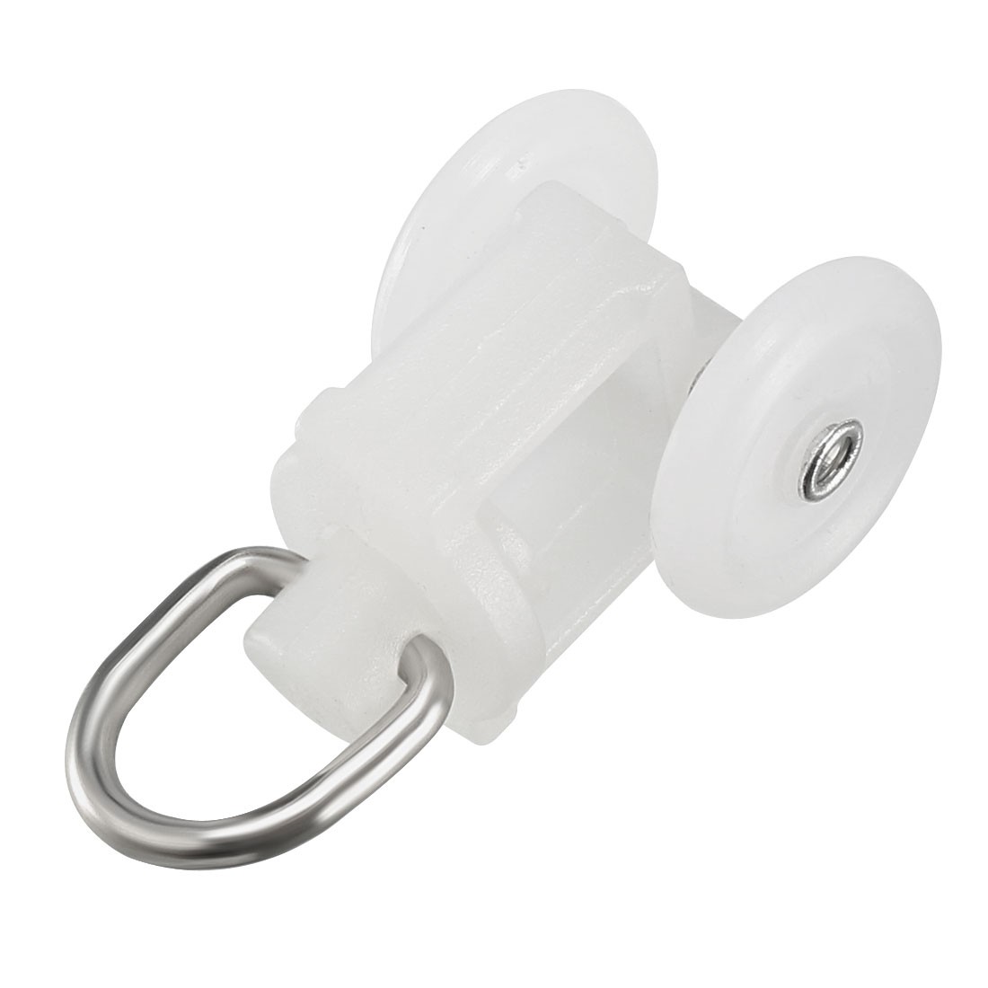 Curtain Track Rollers Plastic Twin Wheeled Carriers 11.5mm Dia 80Pcs