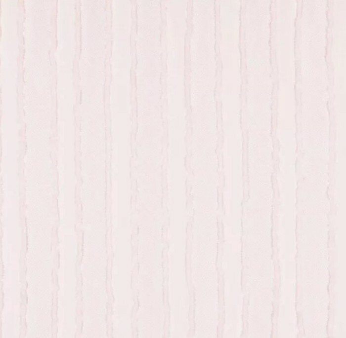 Vue Elements Vaughn Blush Pink Window Panel ~ 42×95 ~ Vertical Stripe Fringe