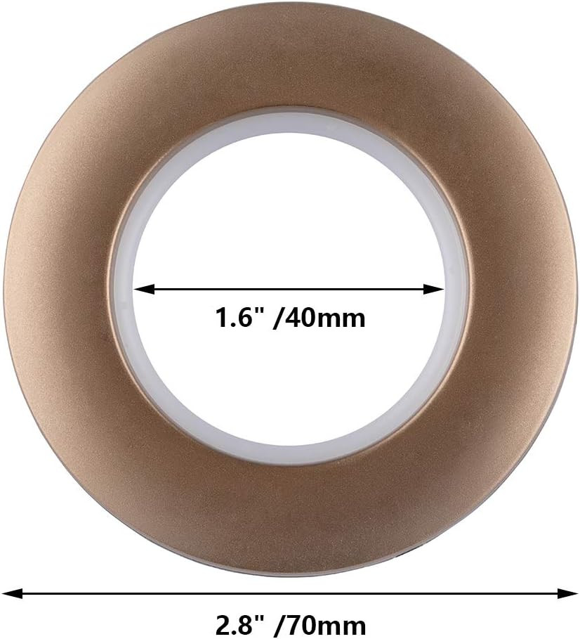 32 Pack Curtain Grommets, Inner Diameter 1-9/16″(40Mm) Curtain Eyelet Rings Nano