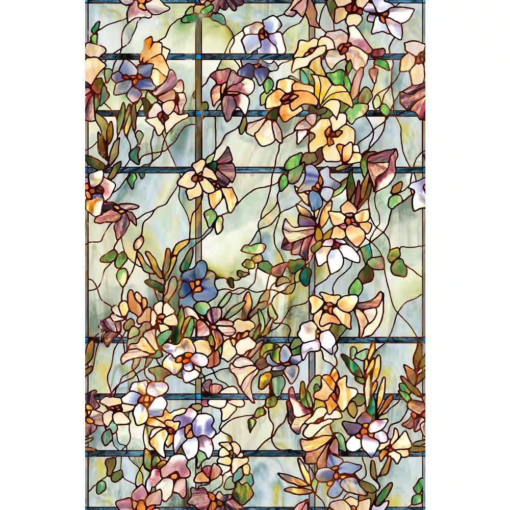 24 In. X 36 In. Trellis Decorative Window Film