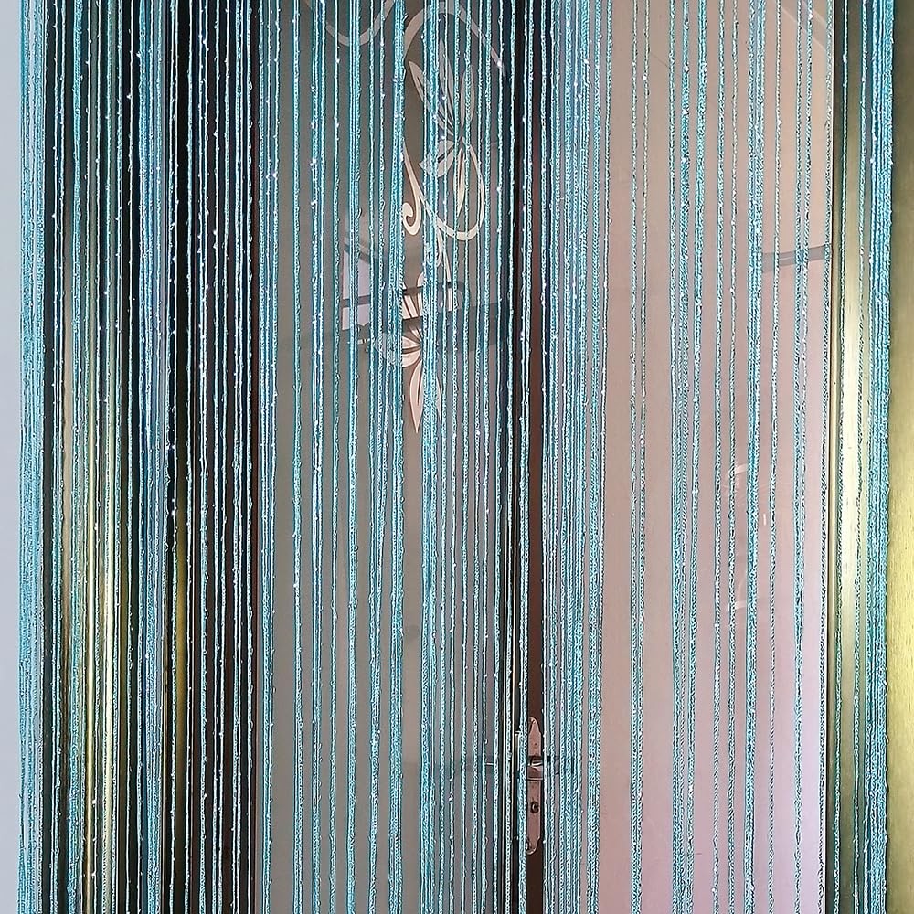 Home Decor Sequin Curtain for Doorway,Door String Curtains, 39×79 inch Hangin…