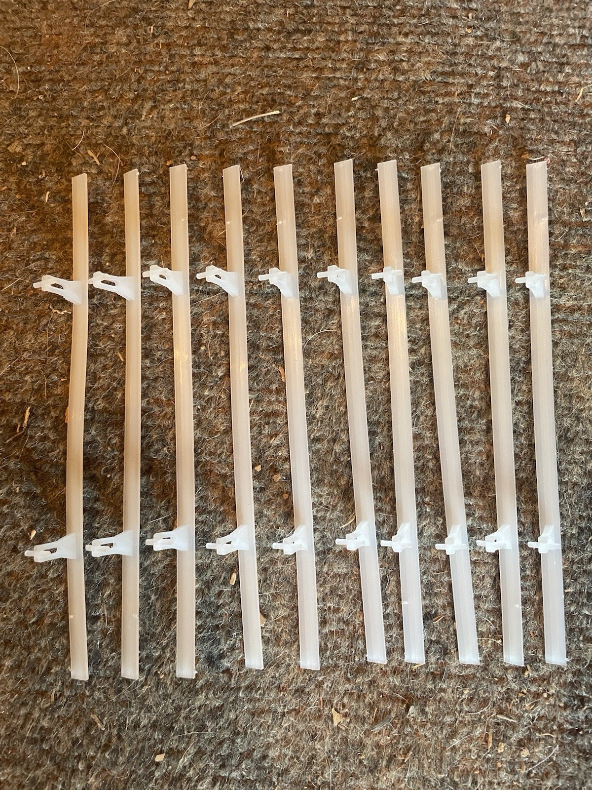 Palm Beach. Slide In. Shutter Connectors For 3 1/2 Inch Louvers. 10 Pieces