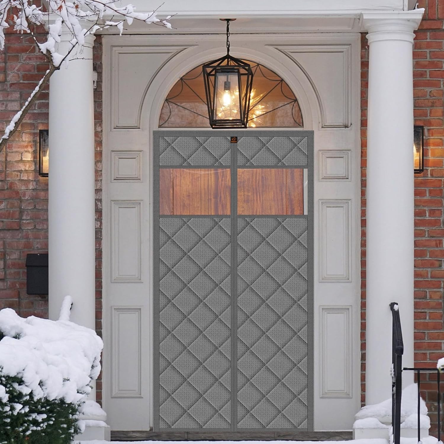 Magnetic Thermal Door Curtain, 36 X 80 Inch Insulated Door Cover Thickened