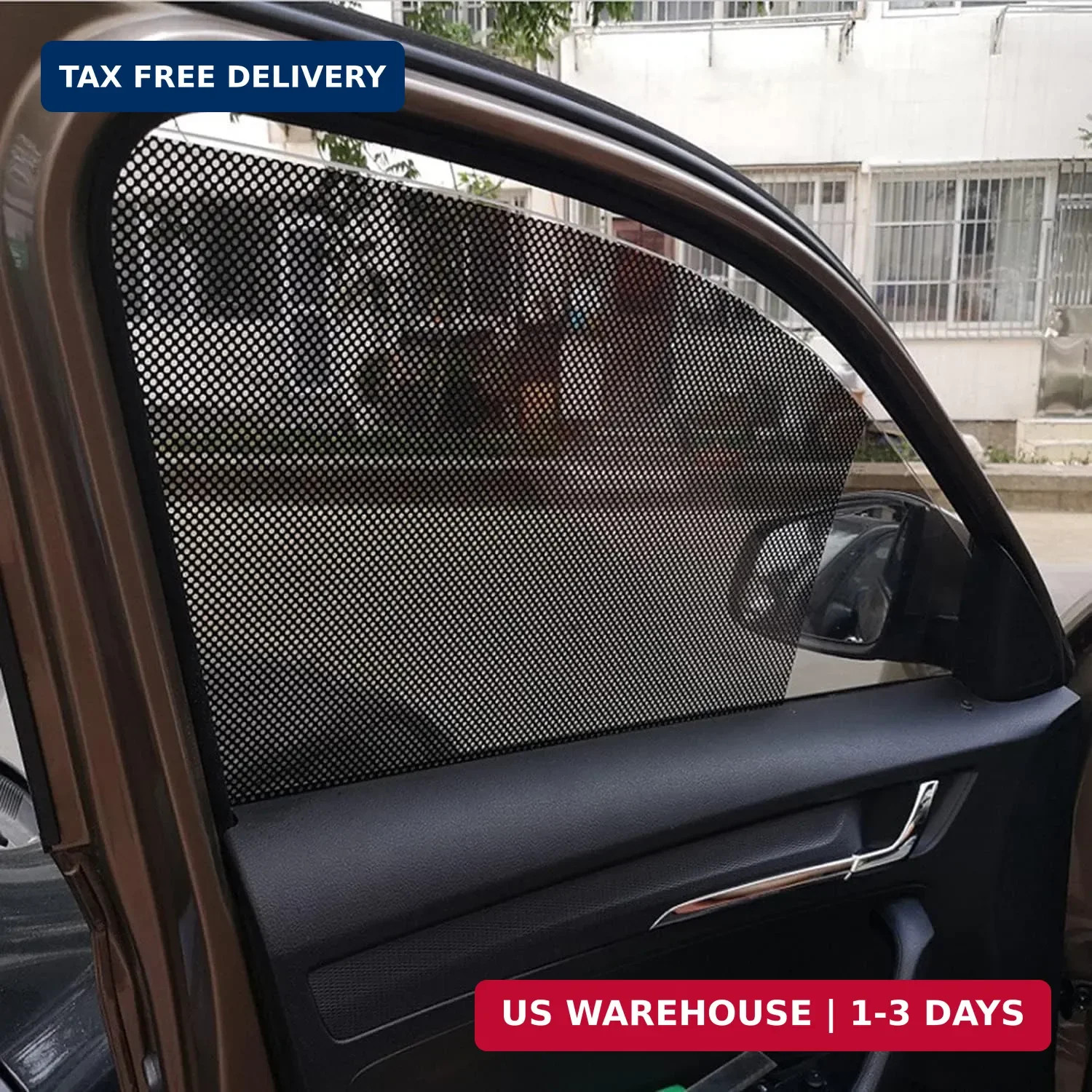 XhuangTech One Way Privacy Window Film,Perforated Vinyl Window Film,Self Adhesiv