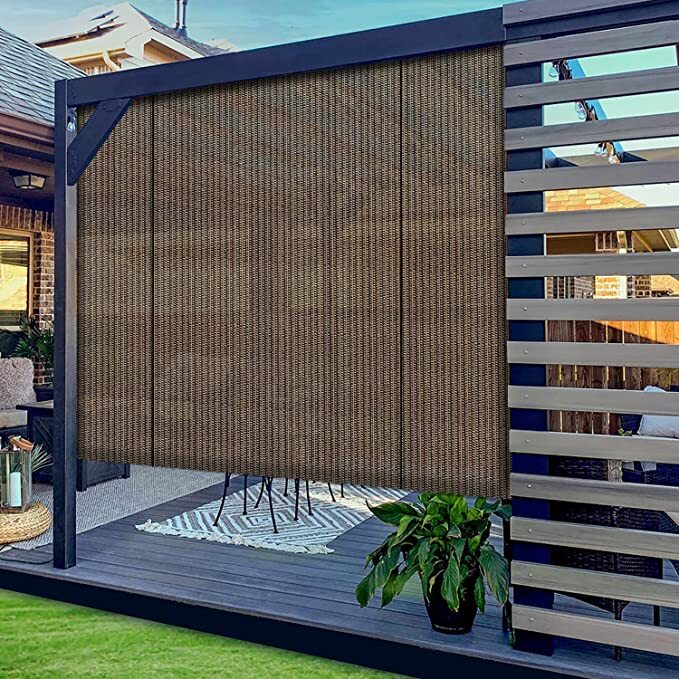 Roll Up Shade Roller Shade Light Filtering Curtain Patio Porch Pergola Office