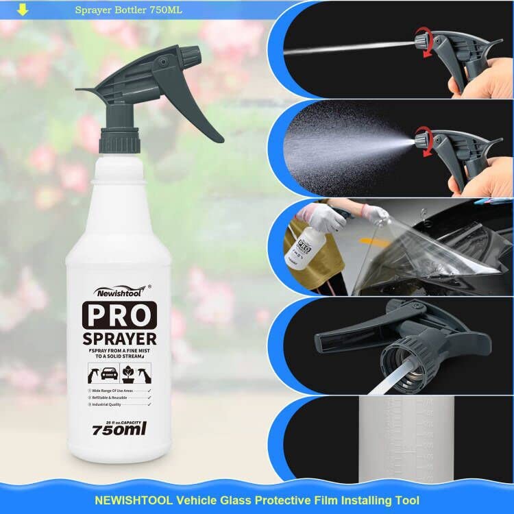 Window Tint Application Kit Car Tint Installation Tools with Spray Bottle PPF
