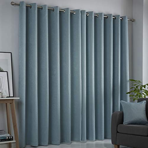 Strata Curtains, Woven, Eyelet, Lined, 100% Polyester, 117 x 137 cm, H…
