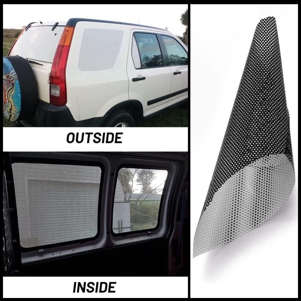 One Way Privacy Window Film Perforated Vinyl Self Adhesive Dotted Mesh Window