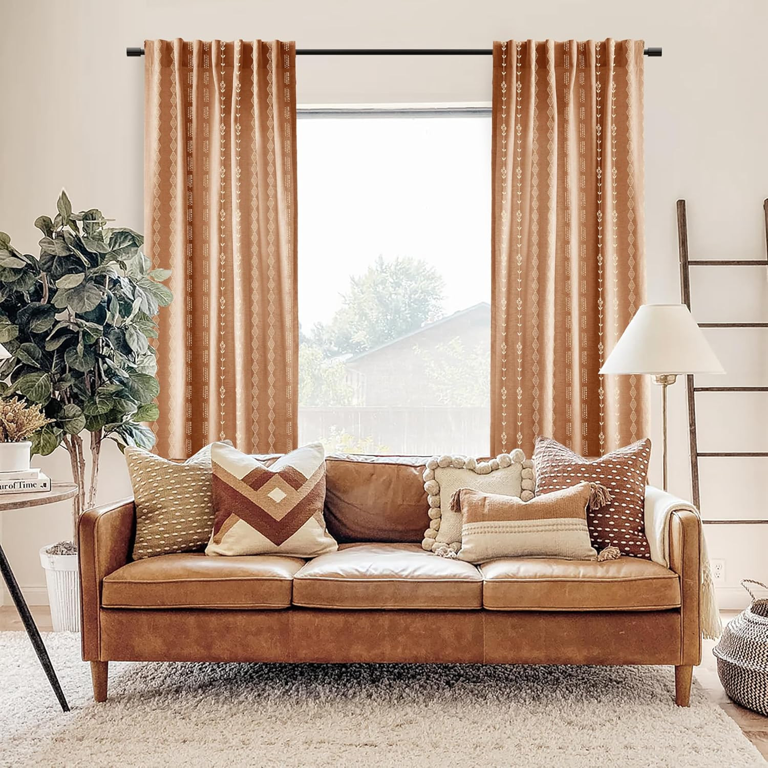 Chic Floral Boho Curtains for a Stylish Home Makeover