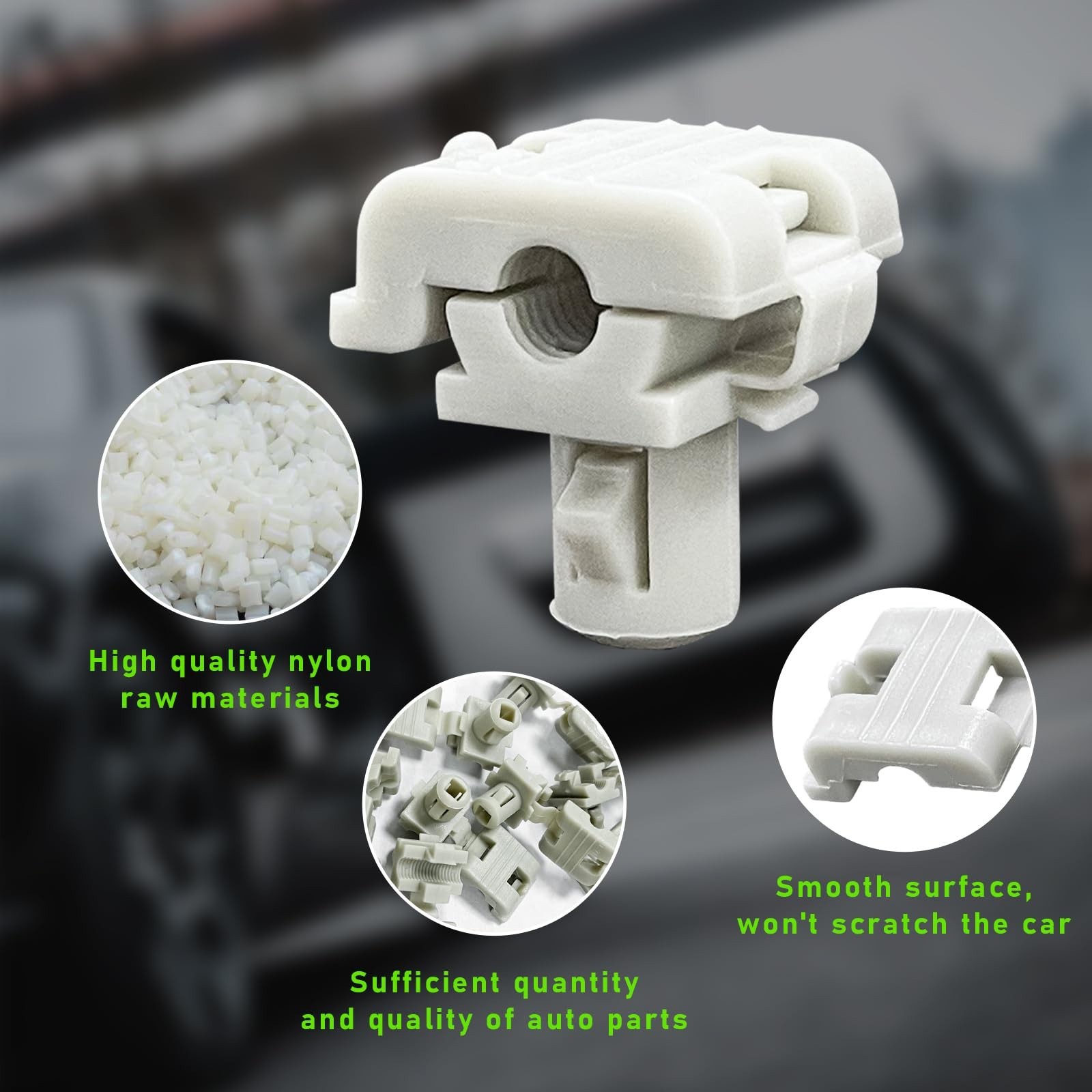 10 PCS Car Door Lock Rod Clips, Tailgate Handle Rod Retainers Fit 5/32″ Rod, …