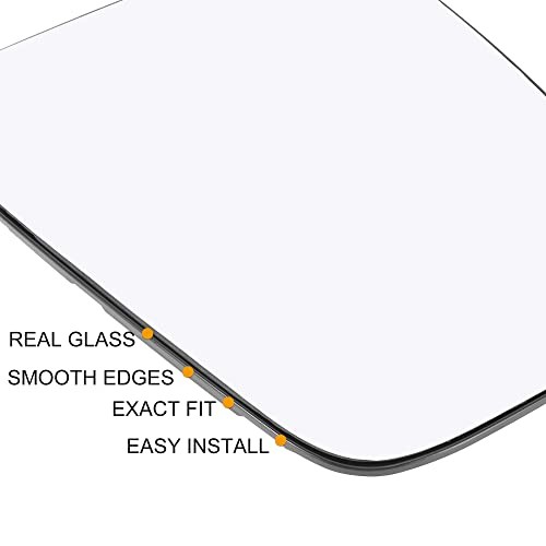 Glass Replacement for Car Rearview Upper Right Passenger Side Mirror