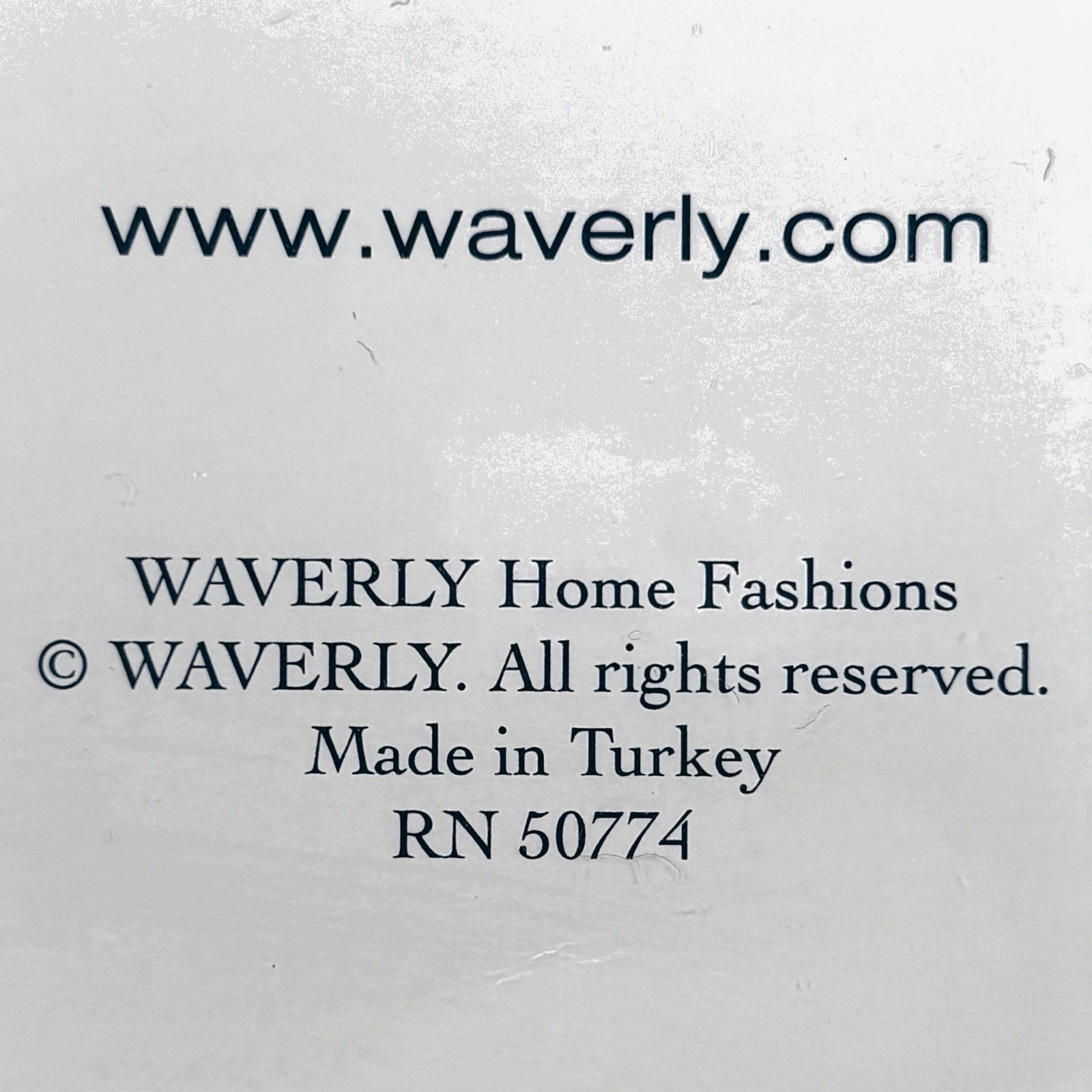 ONE Waverly Sheer VALANCE ASCOT ~ Tahiti Sage 52 x 20” Palm Trees New in Package