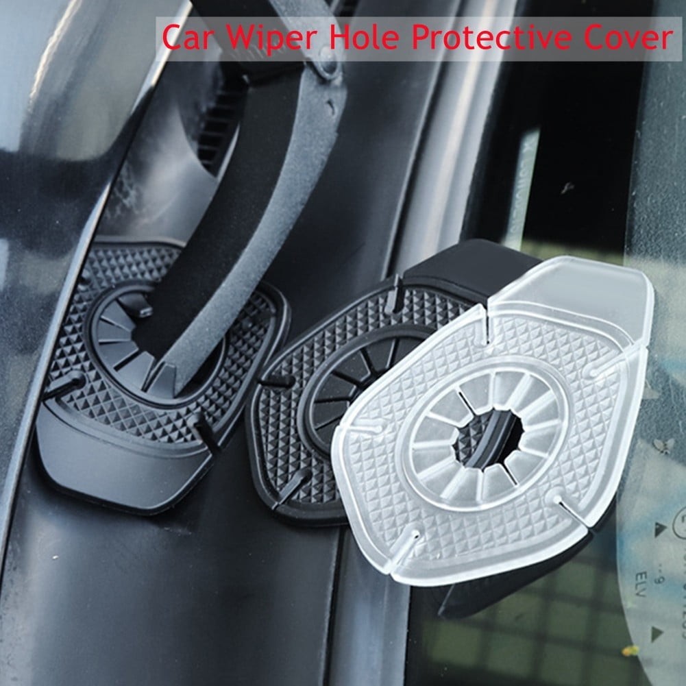 2 Pack Windshield Wiper Cover – Silicone Bottom Hole Protector (Prevents Debris)