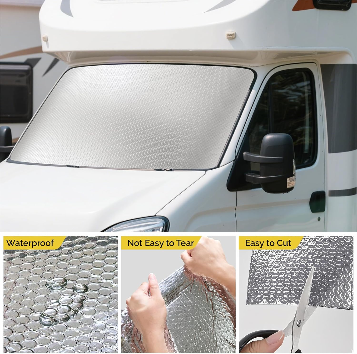 Reflective Bubble Insulation Sheet, Double Side Window Insulation