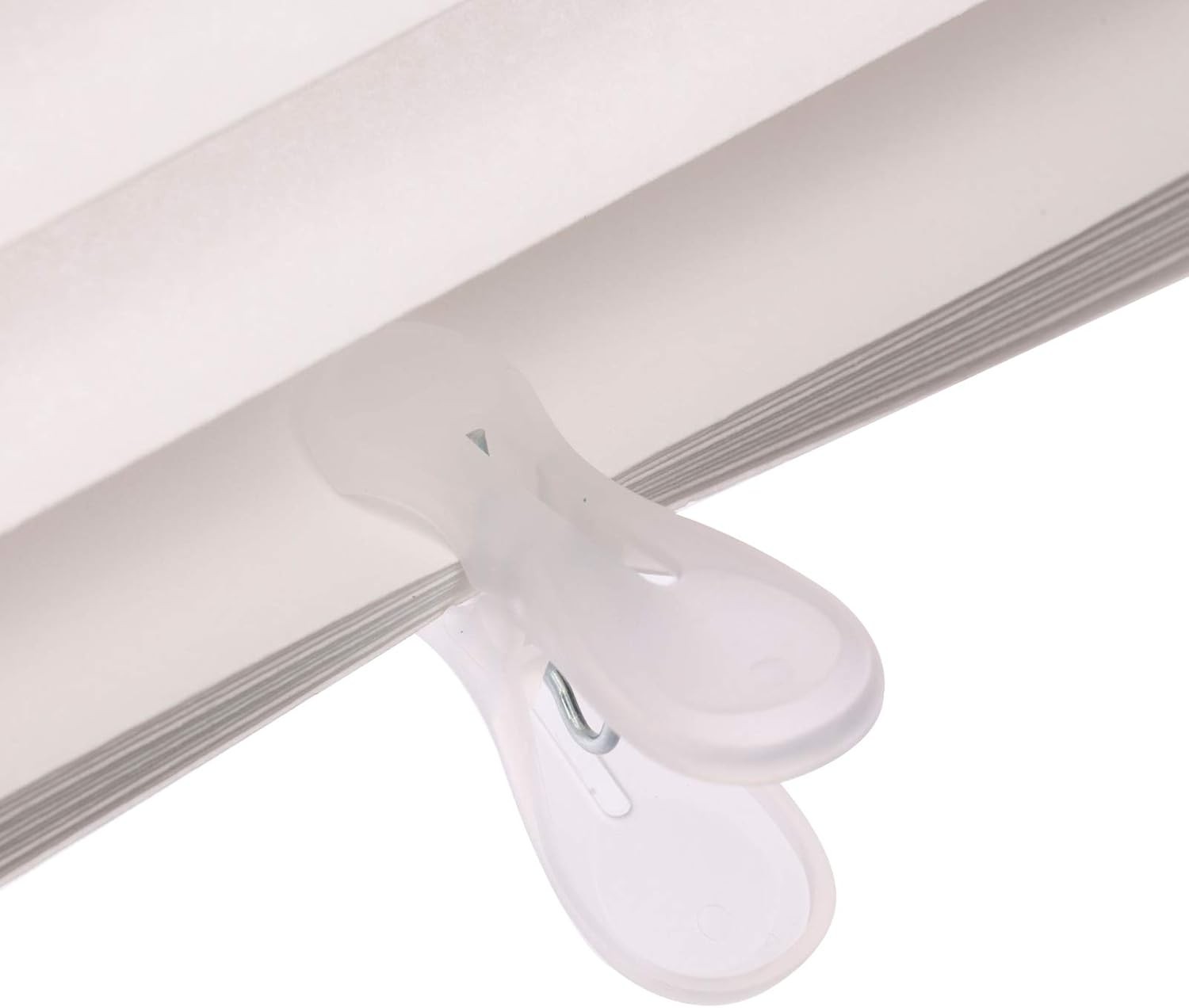 6-Pack Window Blinds with 12 Travel Clips, 36 W x 72 H, White