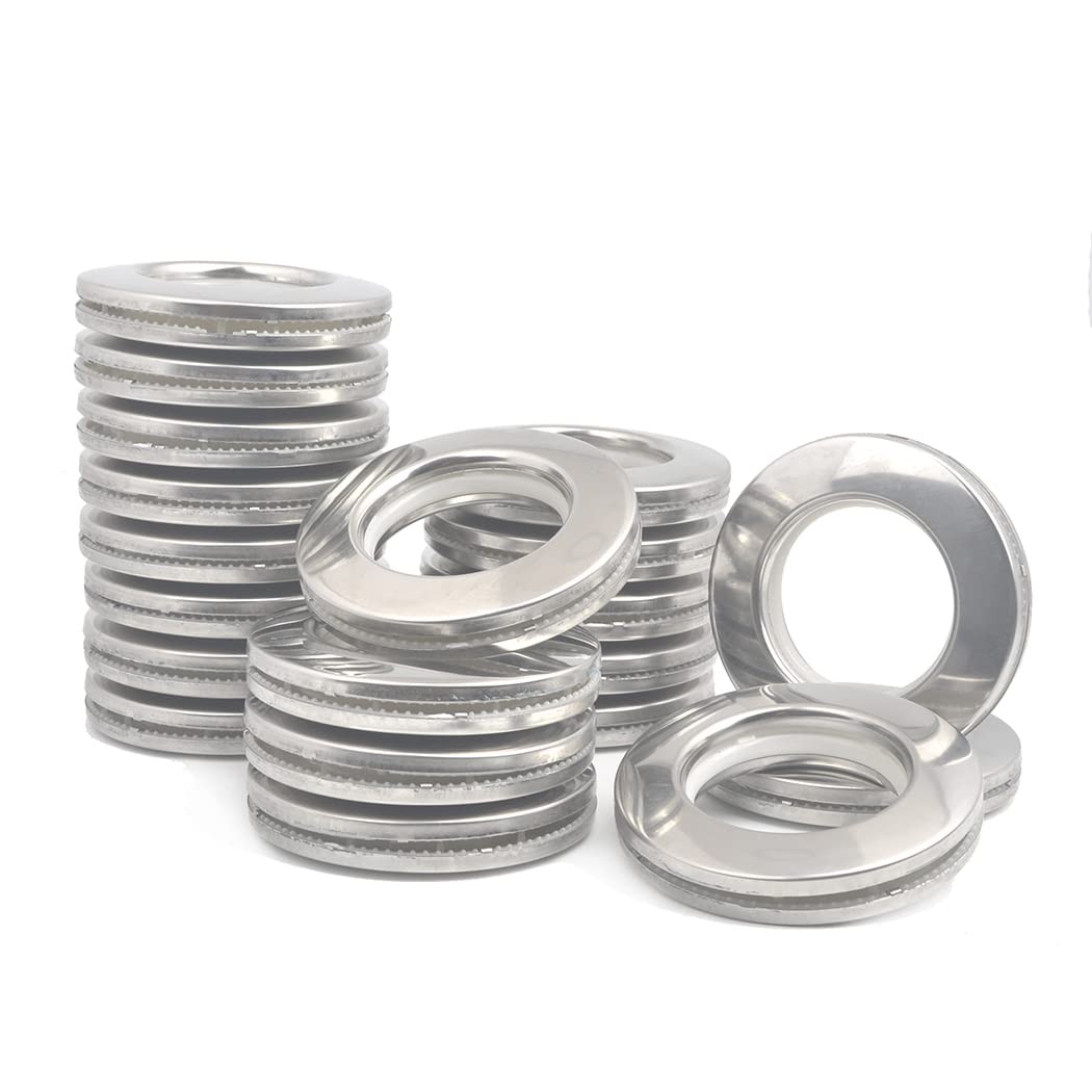 Kuasting Curtain Grommets Surface 20 pcs Stainless Steel Metal Curtain Eyelet…