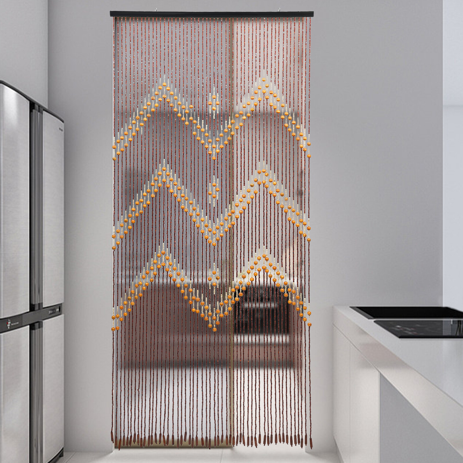 Natural Bamboo 52 Strands Handmade Curtain Beads Window Door Shoji Room Divider
