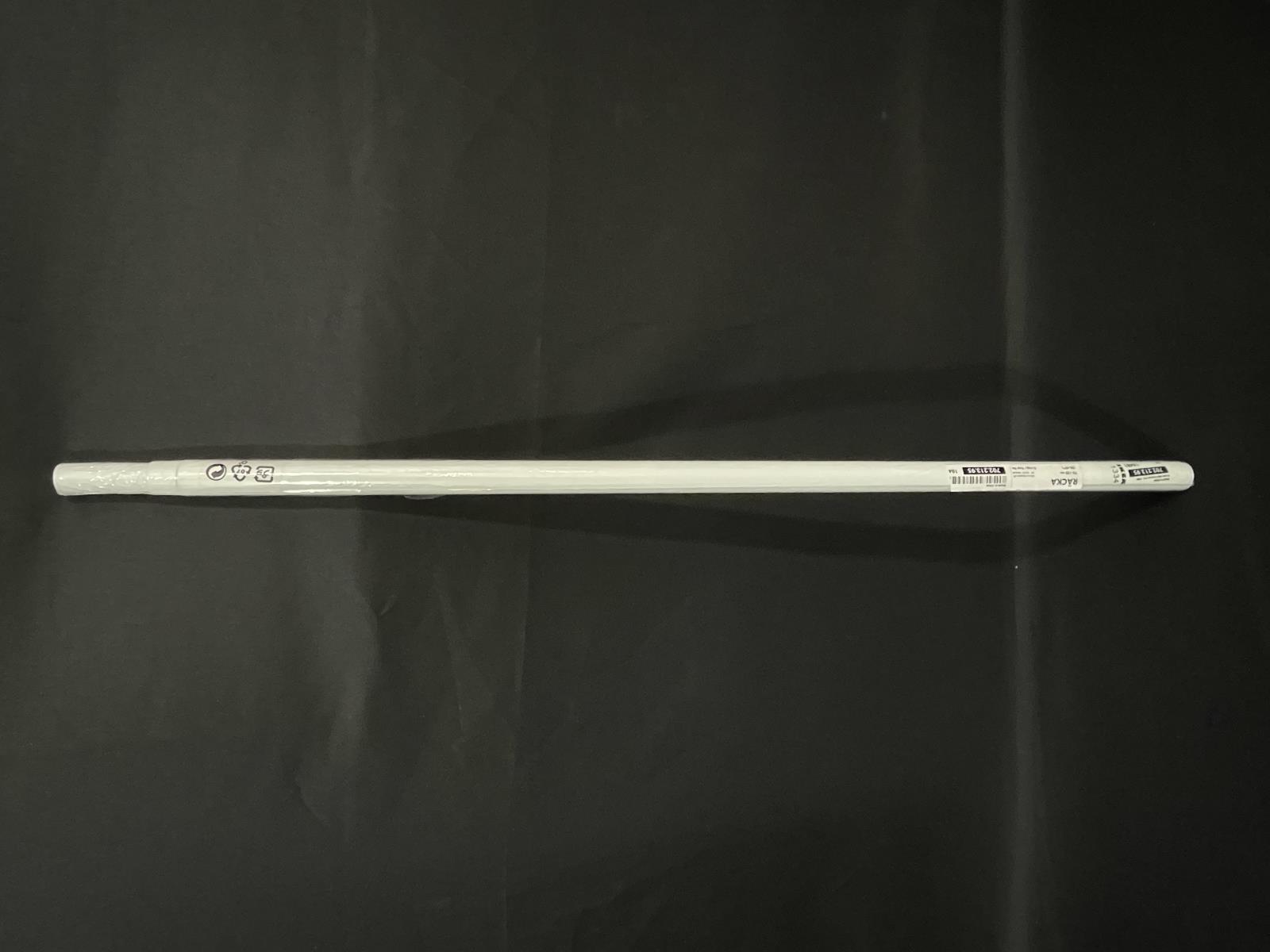IKEA RACKA Extendable White Metal Curtain Rod 28-47″ 70-120 cm Great Condition