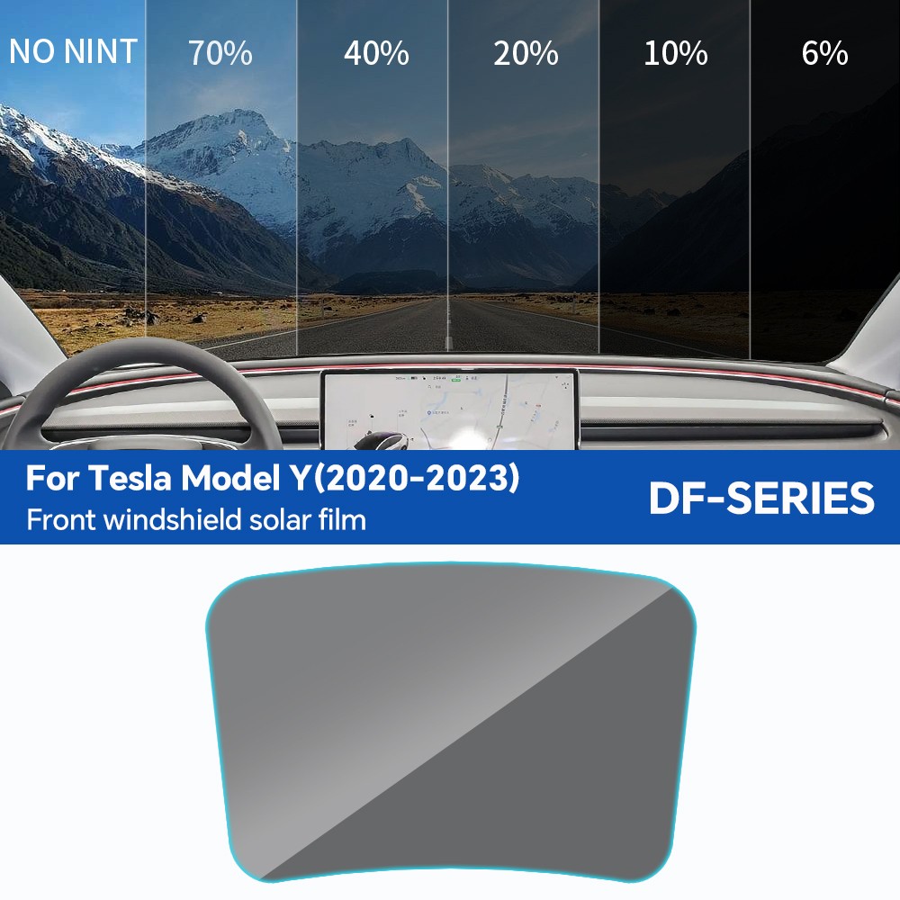 Premium Ceramic PreCut Window Tint Film For Tesla Model Y 2020-2024 5%-70%VLT