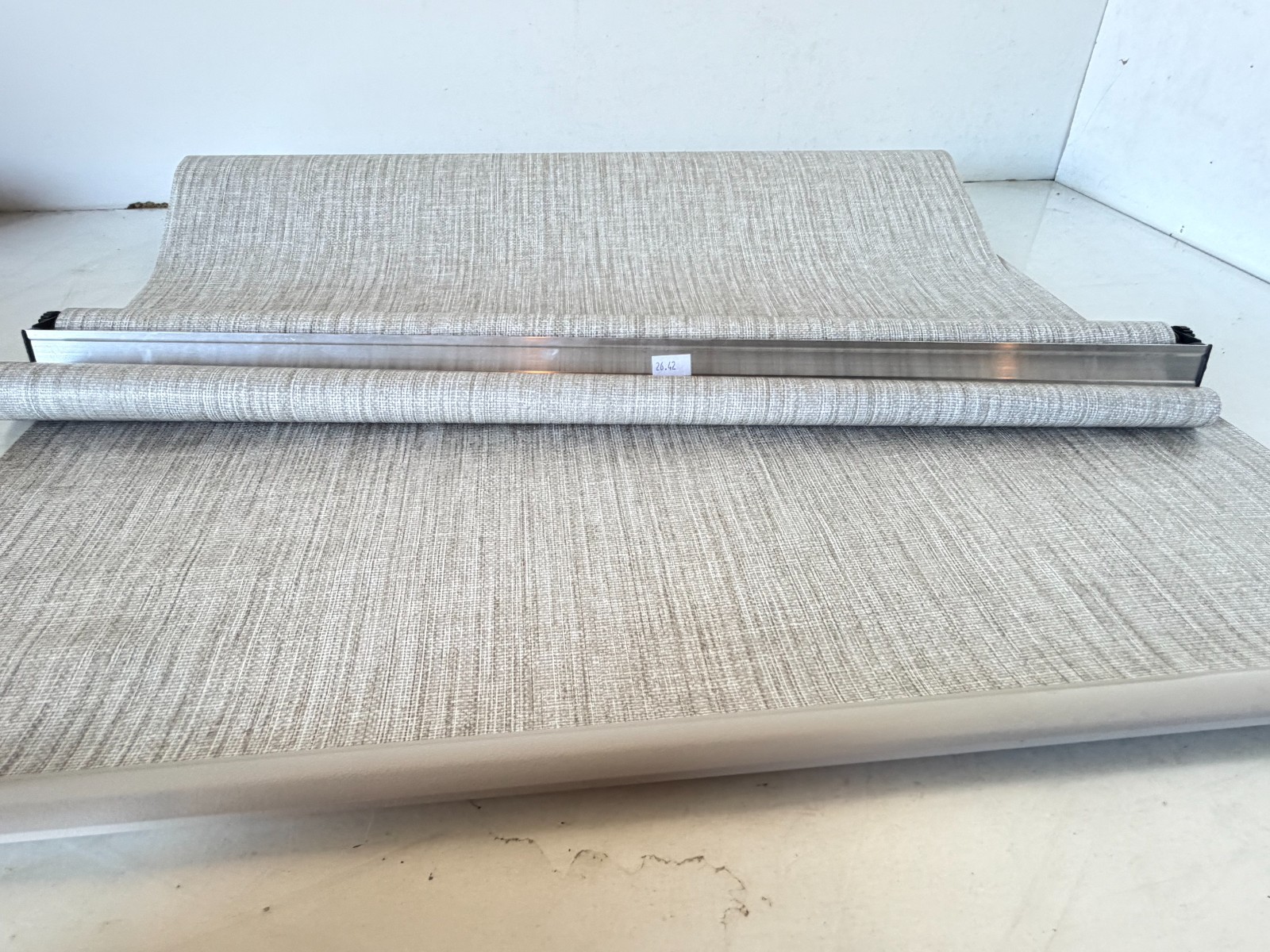 RV BLINDS ROLLER SHADE GRAY BEIGE FOREST RIVER RV