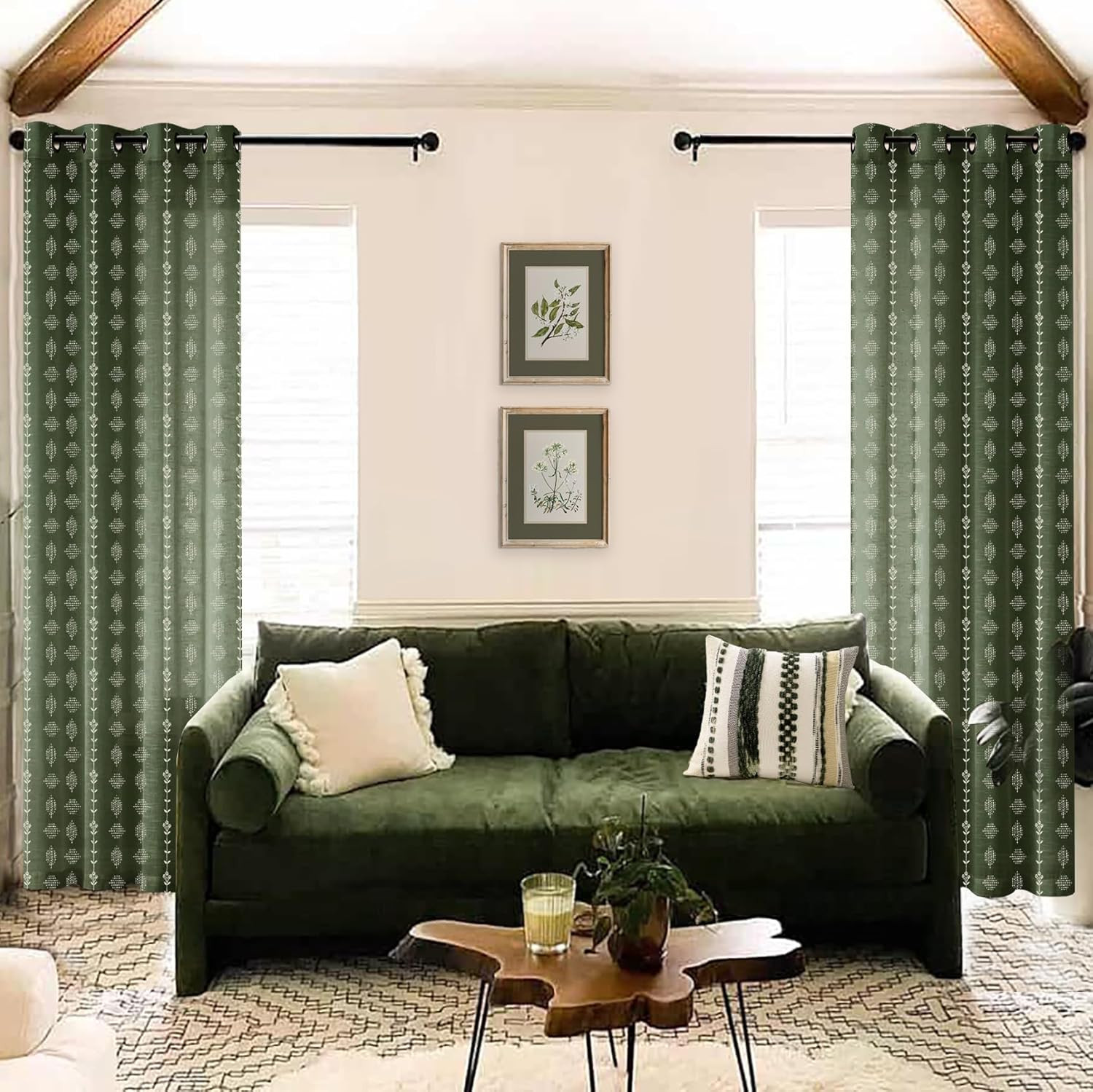 Elegant Boho Linen Sheer Curtains for a Breezy, Stylish Home Decor