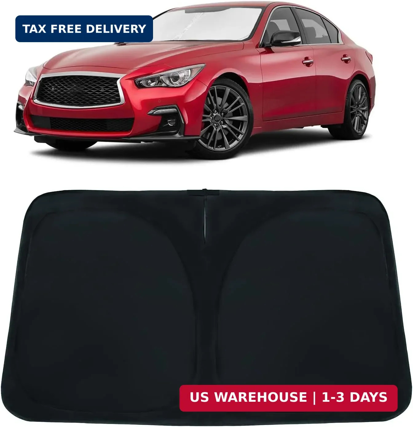 Windshield Sun Shade for Infiniti Q50 2014-2024
