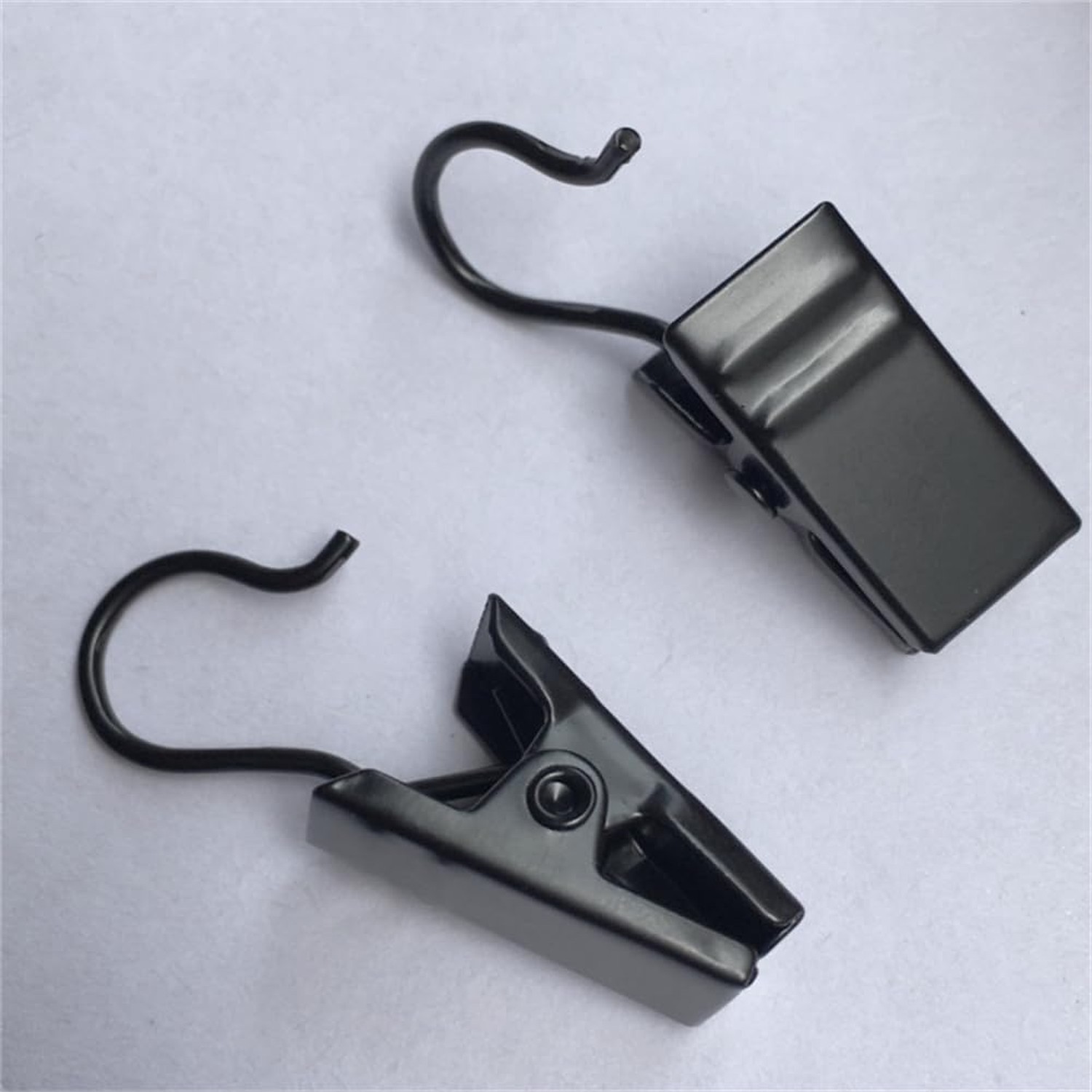 20 Pack Small Heavy-Duty Hook Clip Set Metal Curtain Hangers Clips for Clip P…