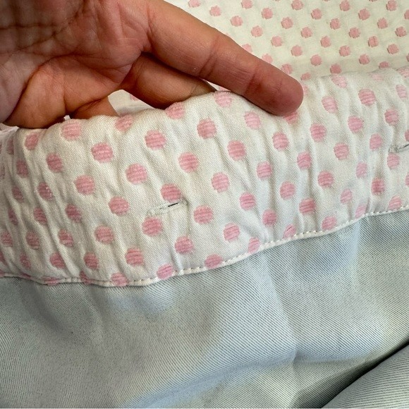 Pottery Barn Audrey Polka Dot CUSTOM Drapes Set 2 Pink Embroidered Chenille RARE