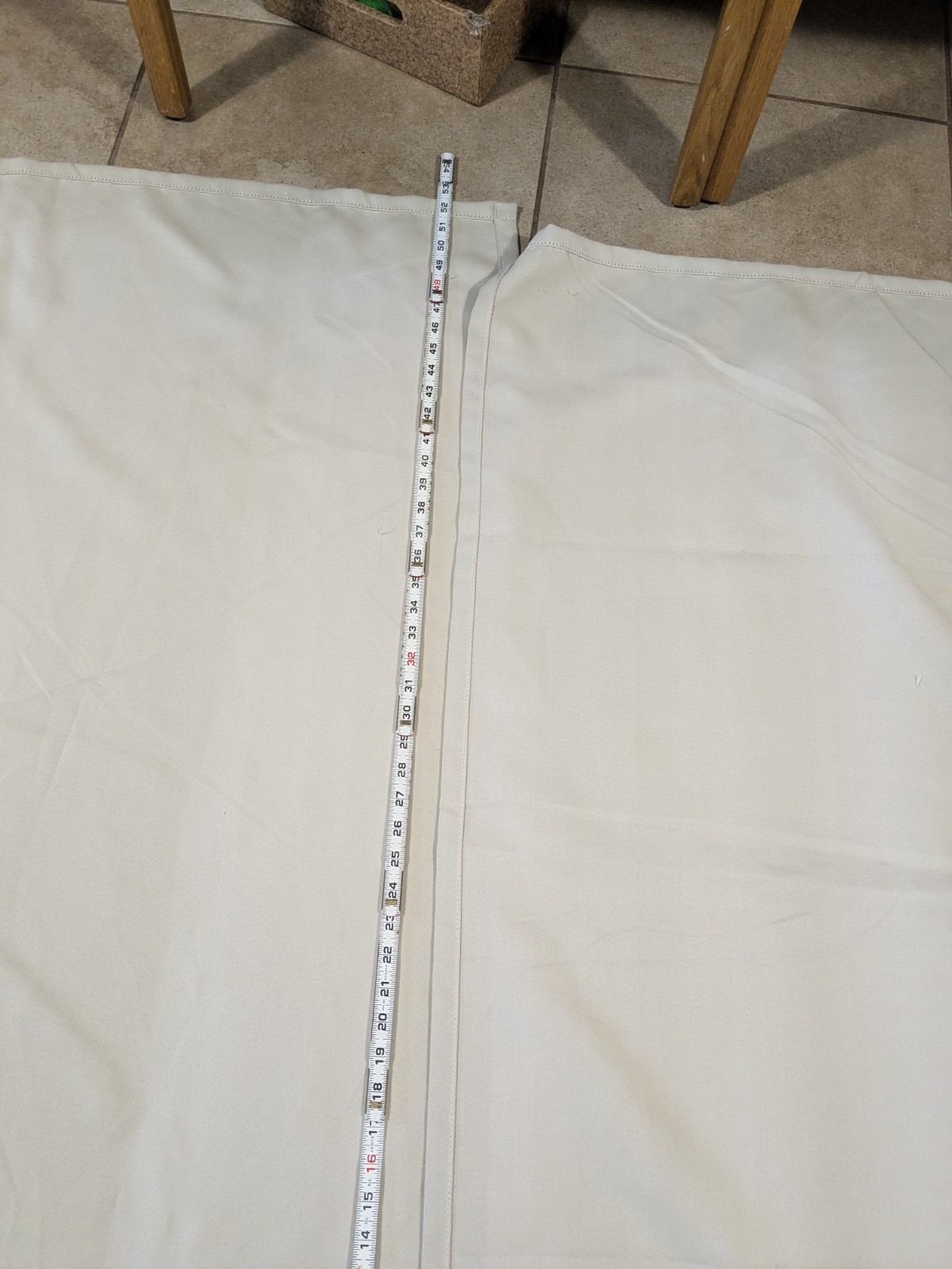BGment Thermal Insulated Blackout Curtain Panels 52″ Ivory White Khaki 2 Curtain
