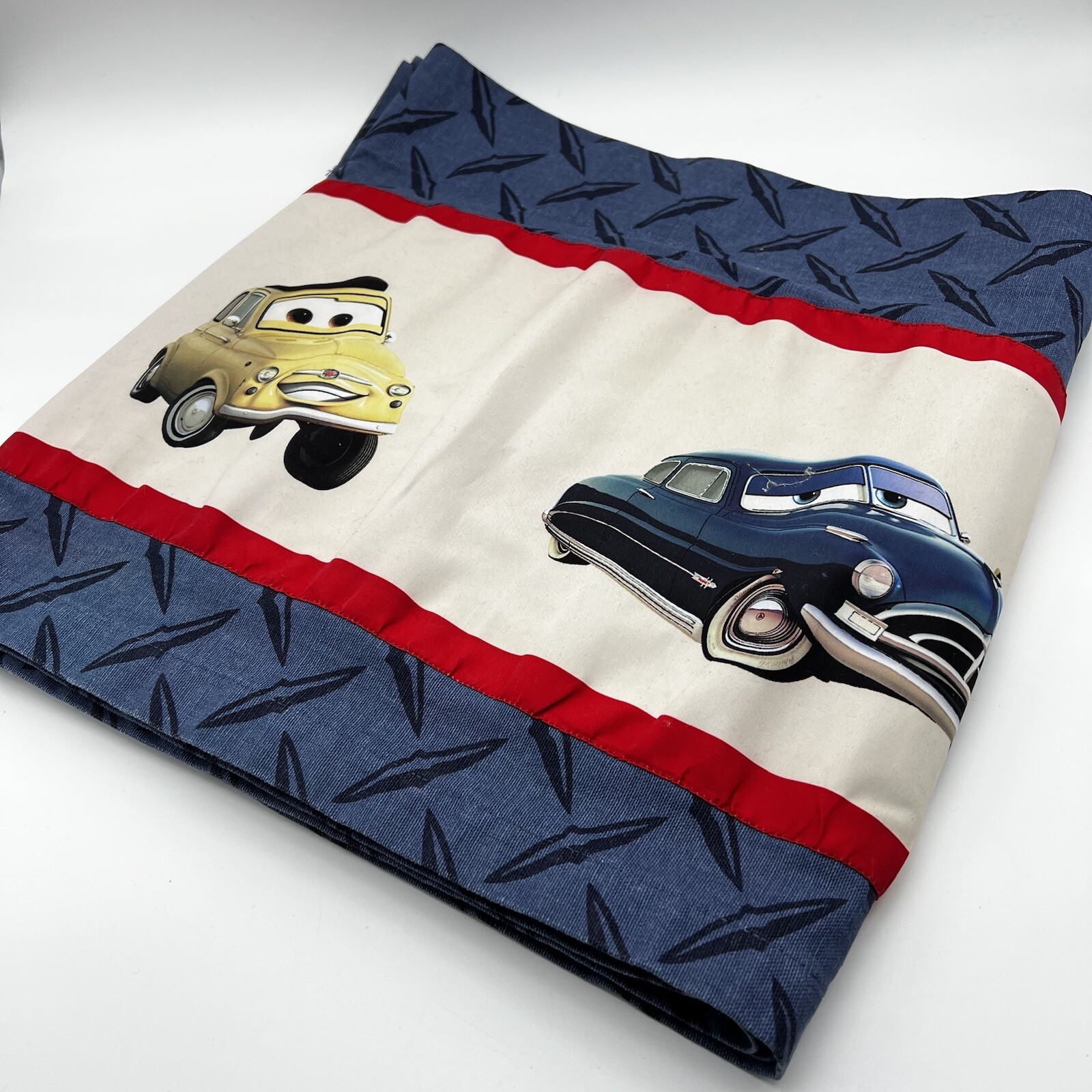 Cars Disney Pixar 2 Window Valance 60″ x 15″ Cotton Lighting McQueen Tow Mater