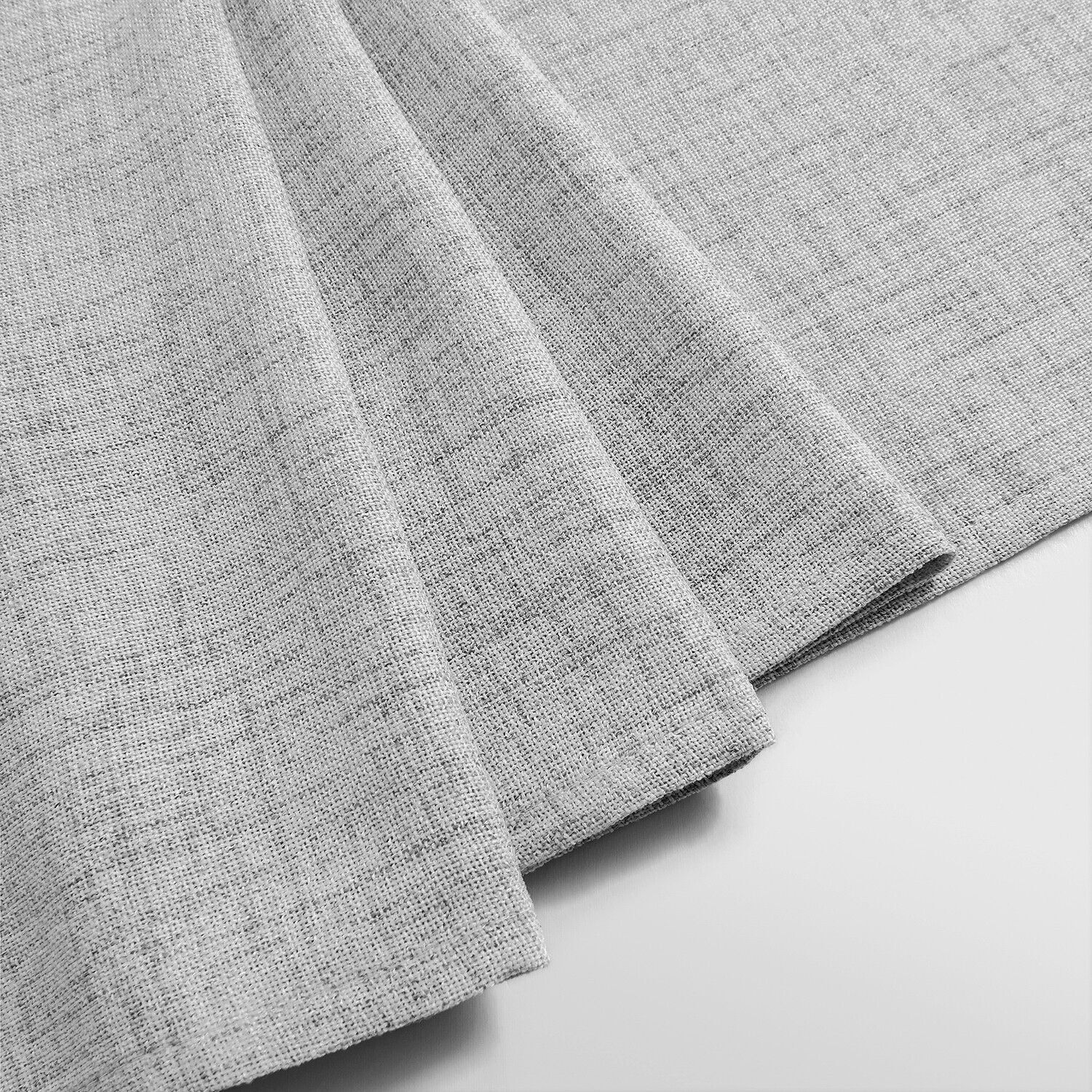 2 Panel Semi Sheer Curtains Cotton Linen Window Drapes Boho Living Room Decor