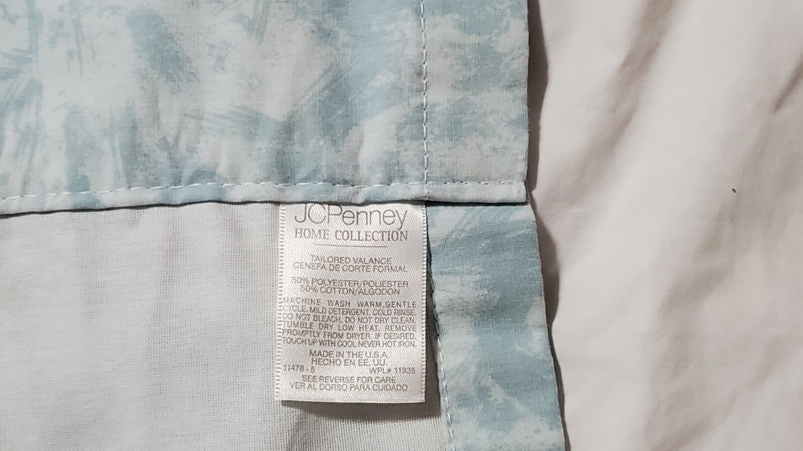 Daisy Blue Sky Valance 88″ x 20″ Window Treatment JCPENNEY Home Collection