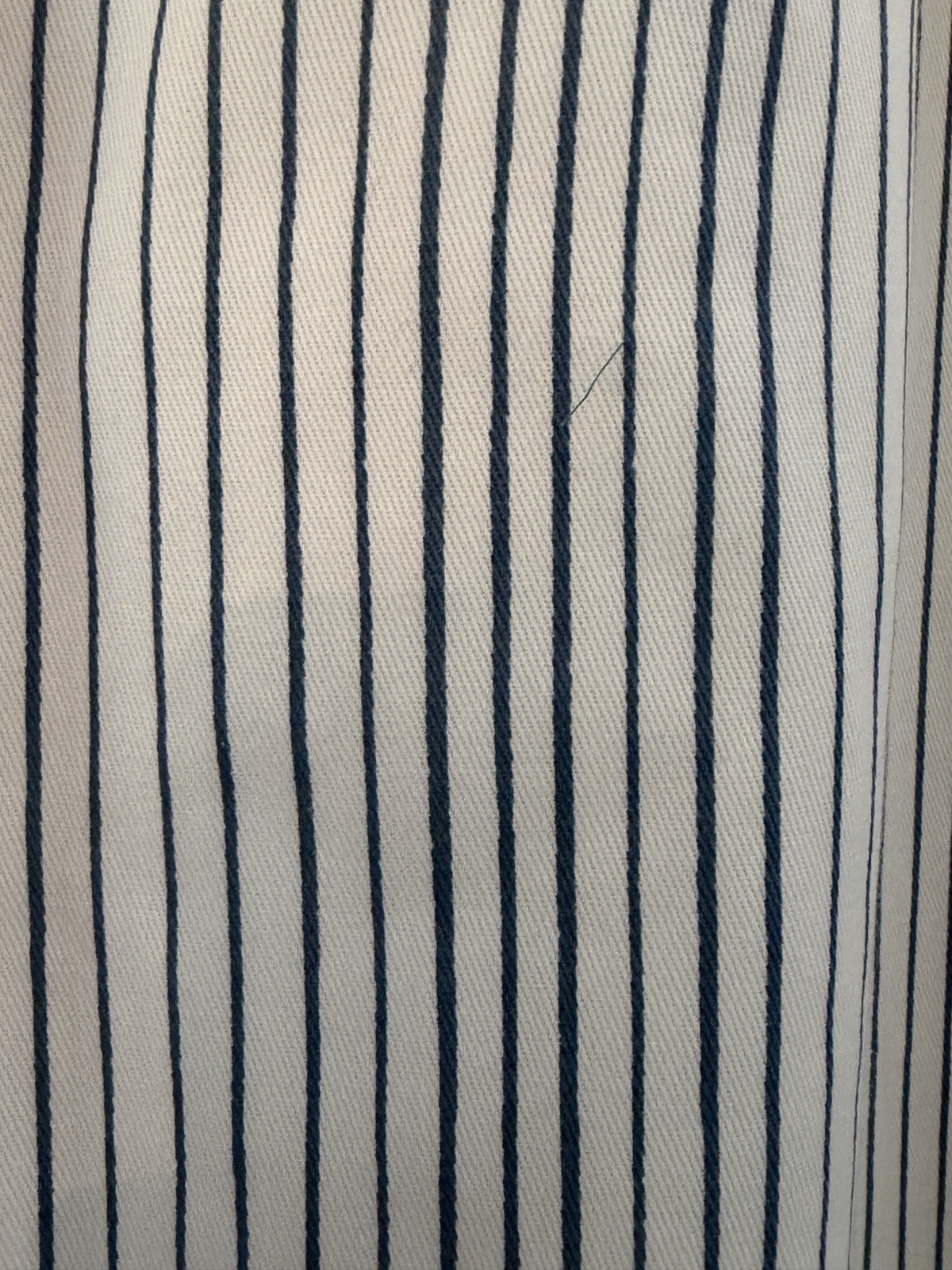 2 Pillowfort Curtain Panels Blue white Stripes Lined Hidden Tab Top 84″X41″